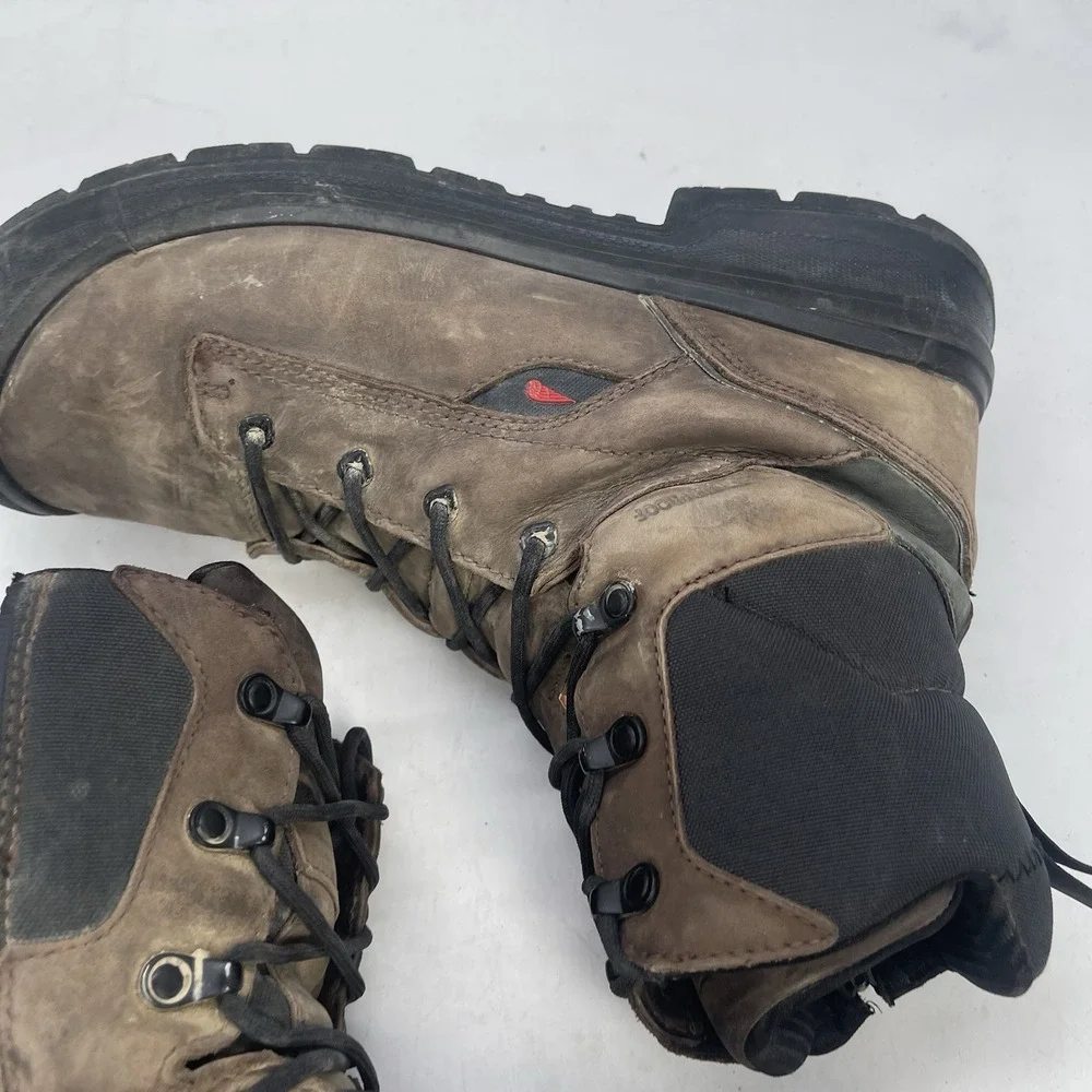 Red Wing Boots Mens 12 D Brown Outdoor Workwear Lace Up Hiking 3519